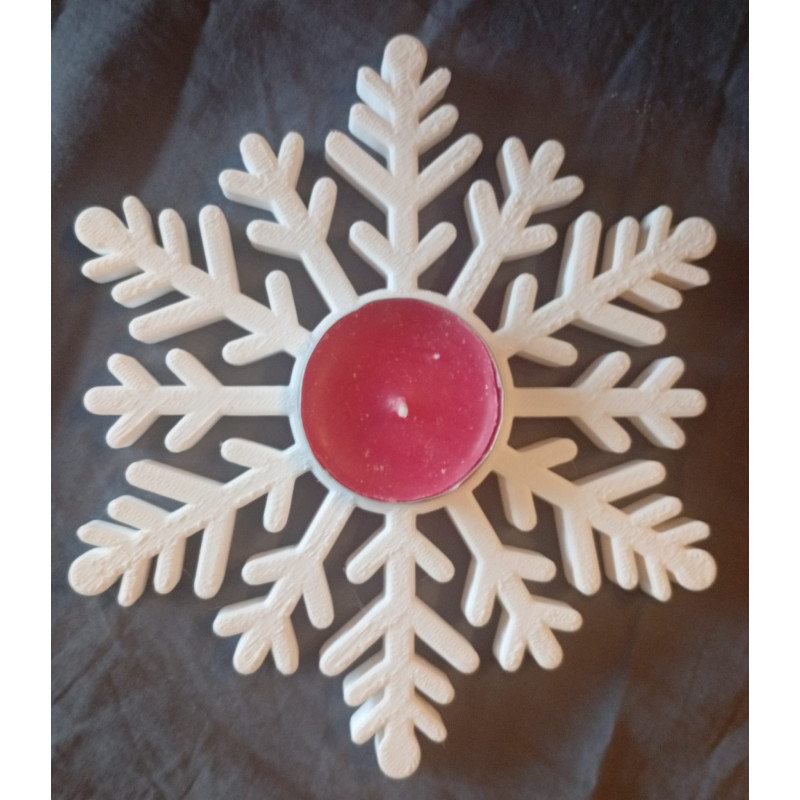 Svícen sněhová vločka