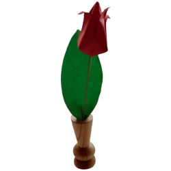 Dřevěná váza (soustružená)