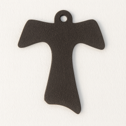 Křížek Tau - přívěšek (plast)