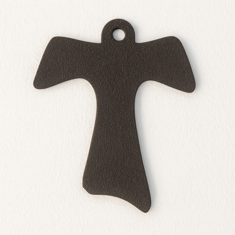 Křížek Tau - přívěšek (plast)