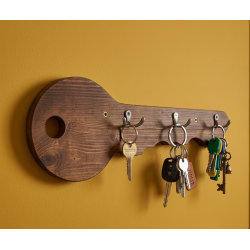 Věšák klíč - kovové háčky