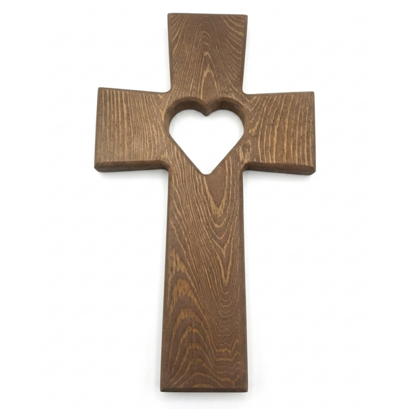 Kříž - průřez srdce 28cm