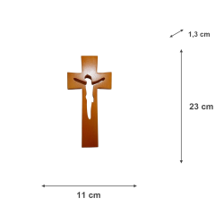 Kříž - malý s Kristem 23cm