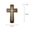 Křížek - prořízlý rovný  25cm