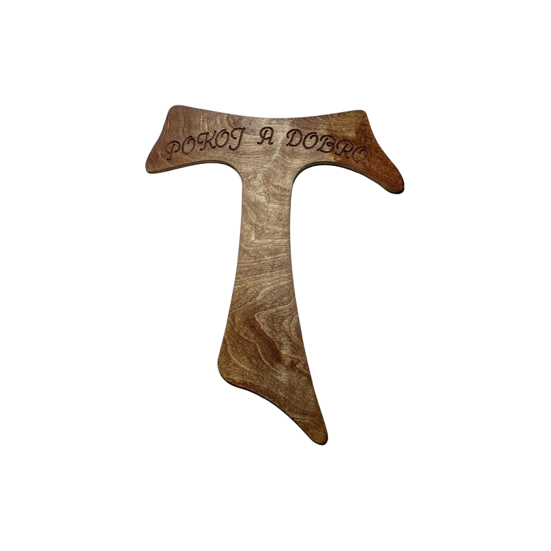 Kříž - TAU velký (Pokoj a dobro) 50cm