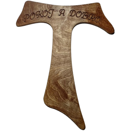 Kříž - TAU velký (Pokoj a dobro) 50cm